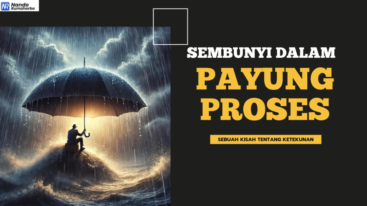 Sembunyi dalam payung proses