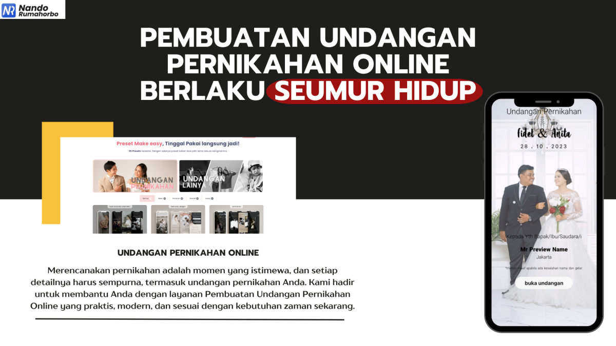 Undangan pernikahan online murah